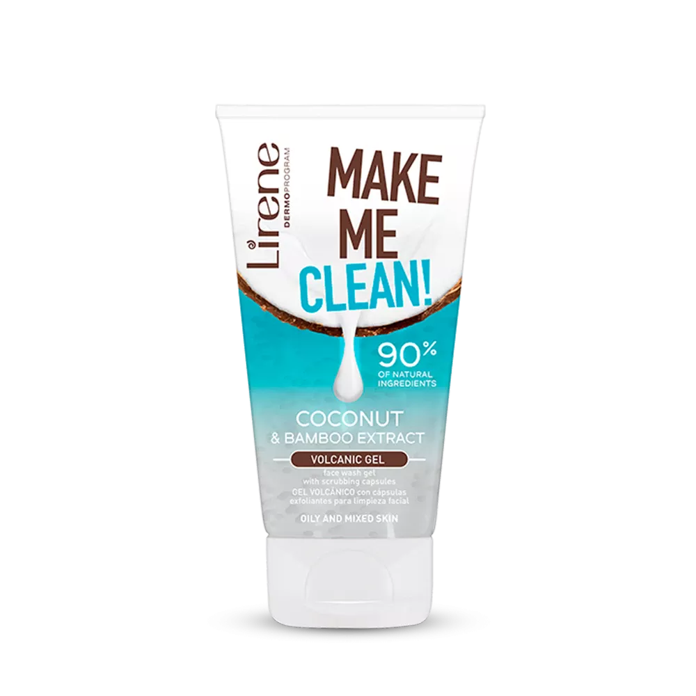 Lirene MAKE ME CLEAN Gel Volcanique Avec Capsules De Gommage Pour Le