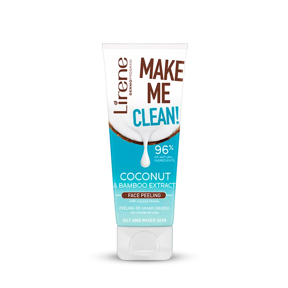 Lirene Make Me Clean Coarse Grained Scrub Coconut Bamboo Extract