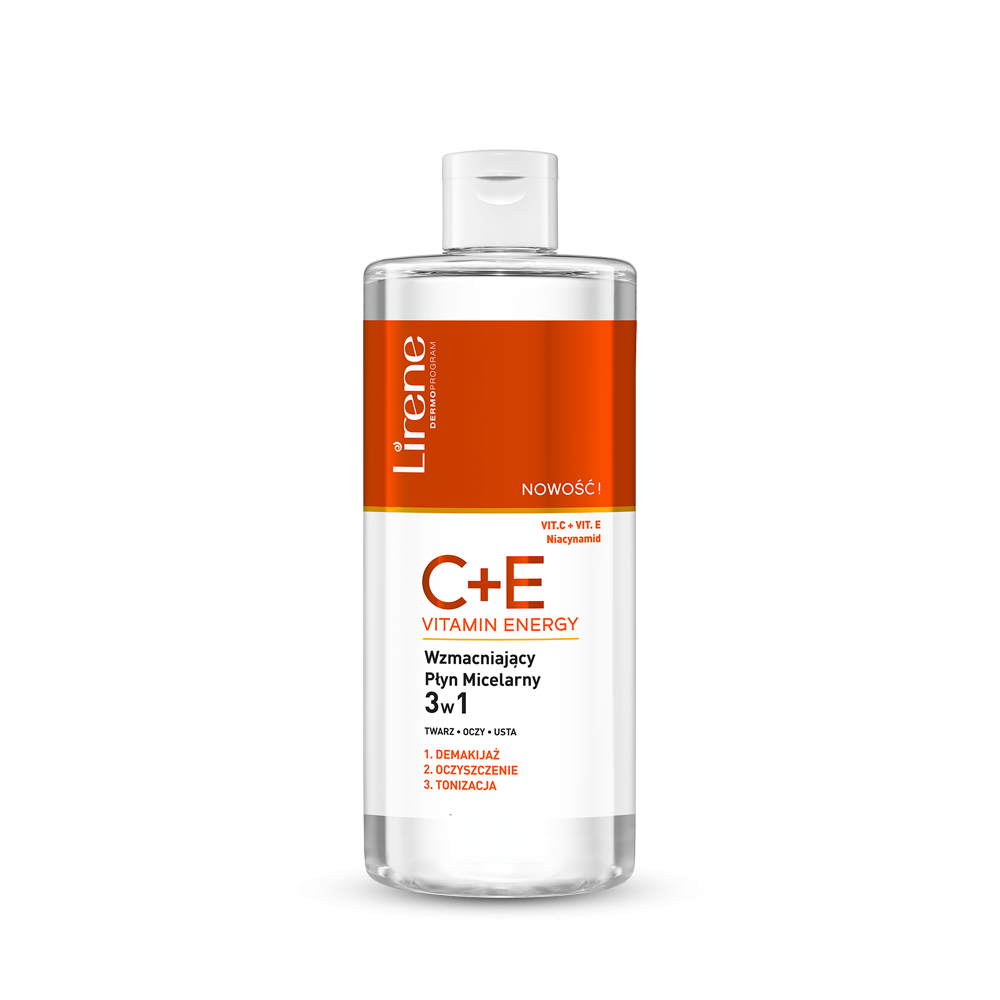 Lirene C+E VITAMIN ENERGY Strengthening micellar water 3in1 400 ml Lirene