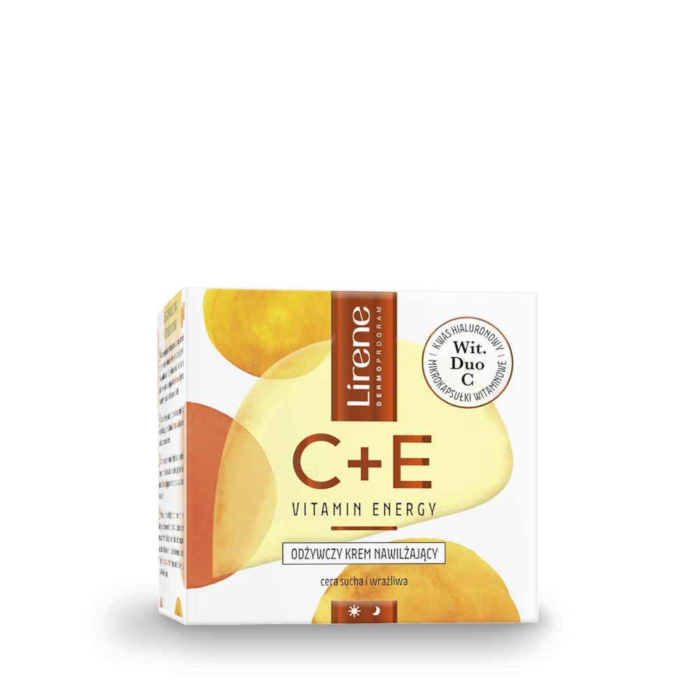 Lirene C+E VITAMIN ENERGY Odżywczy krem nawilżający 50 ml Lirene
