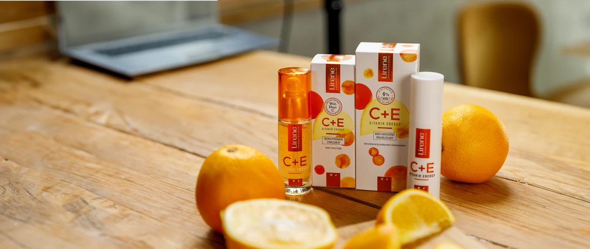 vitamin energy C+E pielęgnacja twarzy z witaminą c
