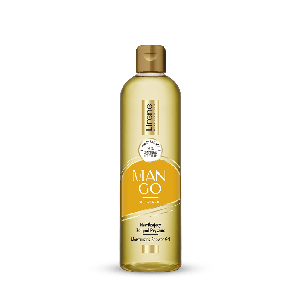 Linie Lirene SHOWER OLIL Nawilżający żel pod prysznic MANGO 400 ml 