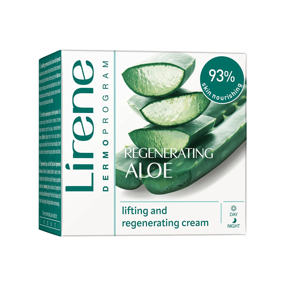 Lirene HYDRATION AND NOURISHMENT Lifting and regenerating cream  REGENERATING ALOE 50 ml | Lirene